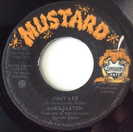Mary Saxton : Georgia Eyes (7", Single)
