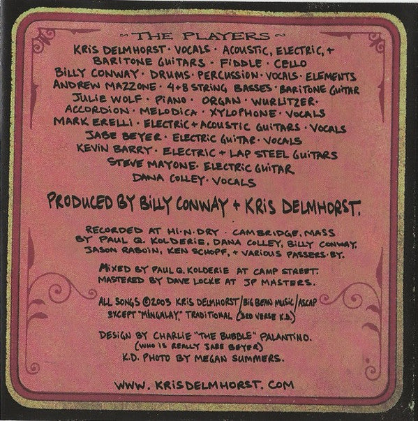 Kris Delmhorst : Songs for a Hurricane (CD, Album)
