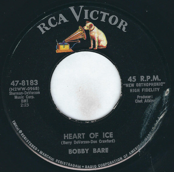 Bobby Bare : Detroit City / Heart Of Ice (7", Single)