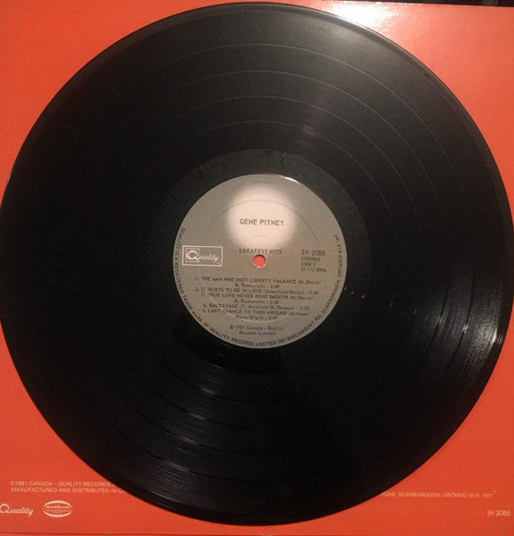 Gene Pitney : Greatest Hits (LP, Comp)