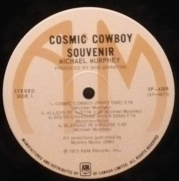 Michael Martin Murphey : Cosmic Cowboy Souvenir (LP, Album, Gat)