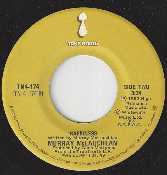 Murray McLauchlan : Jealousy (7", Single, Mono)