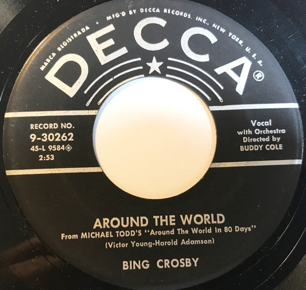 Victor Young / Bing Crosby : Around The World (7", Single)