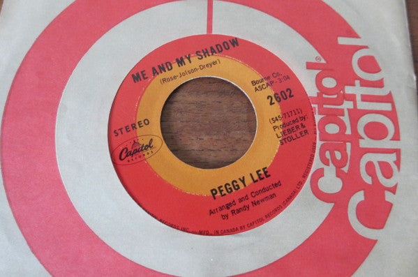 Peggy Lee : Is That All There Is (7", Single)