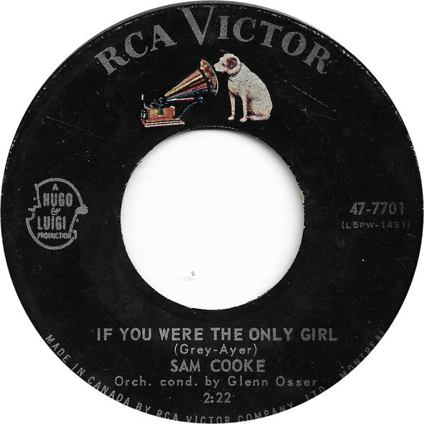 Sam Cooke : Teenage Sonata / If You Were The Only Girl (7")