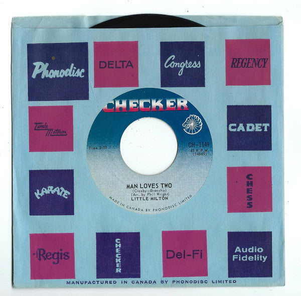 Little Milton : Man Loves Two / Believe In Me (7")