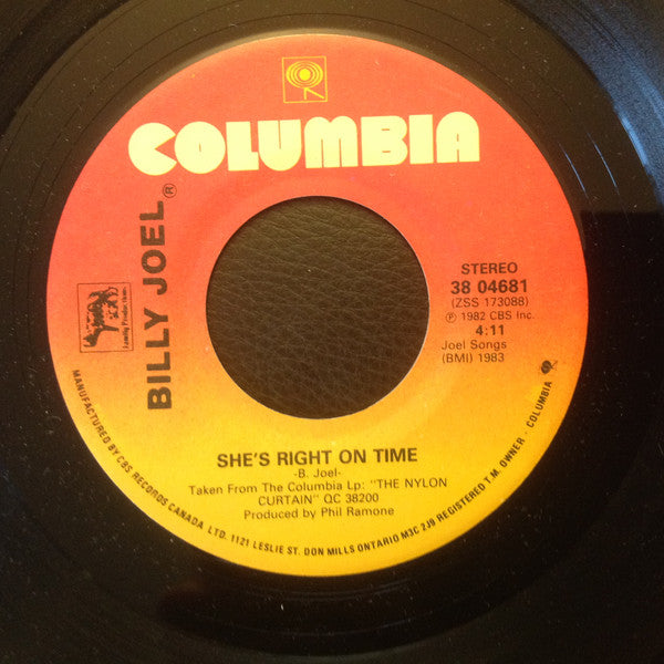 Billy Joel : Keeping The Faith (7", Single)