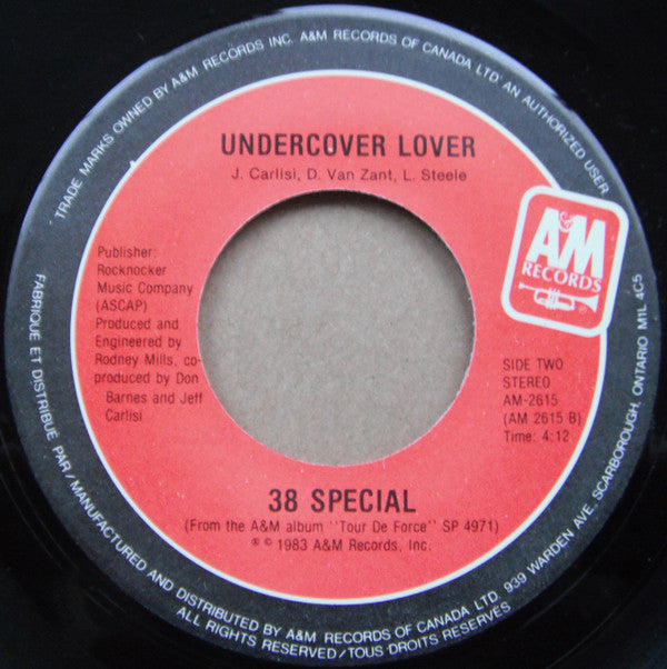 38 Special (2) : Back Where You Belong (7", Single)
