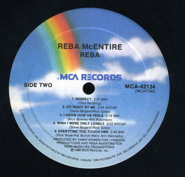Reba McEntire : Reba (LP, Album)
