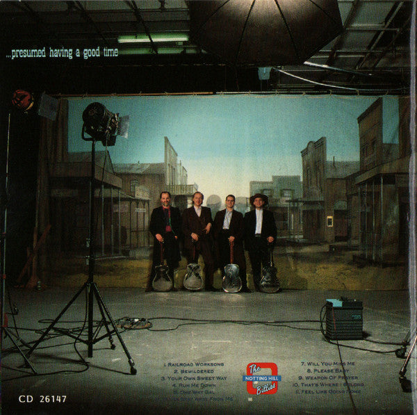The Notting Hillbillies : Missing... Presumed Having A Good Time (CD, Album, RP)