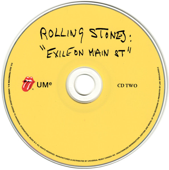 The Rolling Stones : Exile On Main St (CD, Album, RE, RM + CD, Album + Dlx, Dig)
