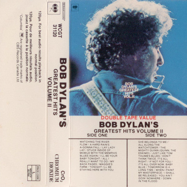 Bob Dylan : Bob Dylan's Greatest Hits Volume II (Cass, Comp, RE, CrO)