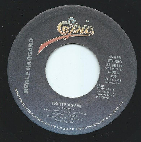 Merle Haggard : You Babe (7", Single)