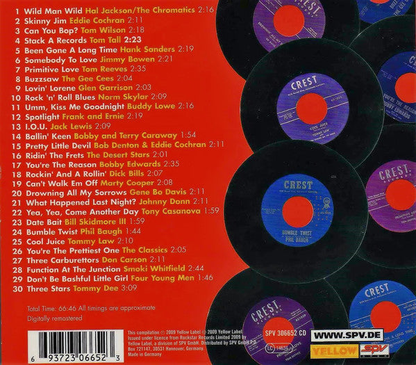 Various : The Best Of Crest Records Rockin' & Rollin' (CD, Comp)
