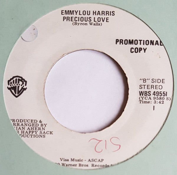 Emmylou Harris : The Boxer (7", Single, Promo)