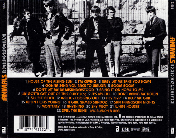 The Animals : Retrospective (CD, Comp, RM)