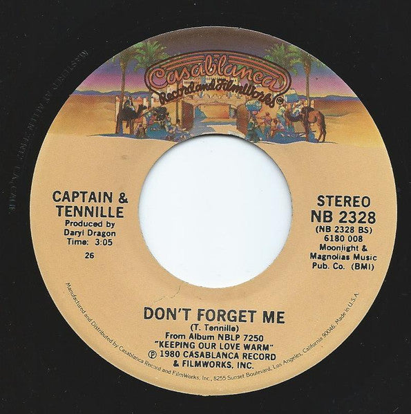 Captain & Tennille* : Keepin' Our Love Warm (7", Single)