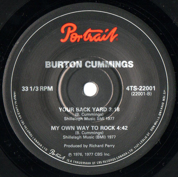 Burton Cummings : 4 Play (Cass, EP, CrO)