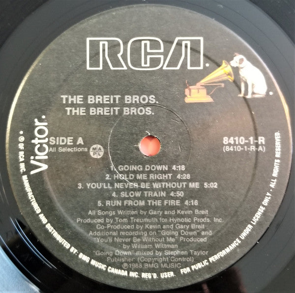 The Breit Bros. : The Breit Bros (LP, Album)