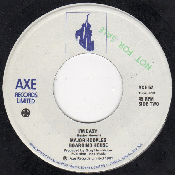 Major Hoople's Boarding House : This Song Reminds Me of You (7")