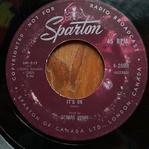 George Jones (2) : You Gotta Be My Baby / It's OK (7", Single)