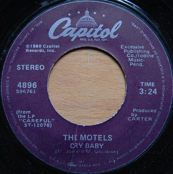 The Motels : Danger (7", Single)