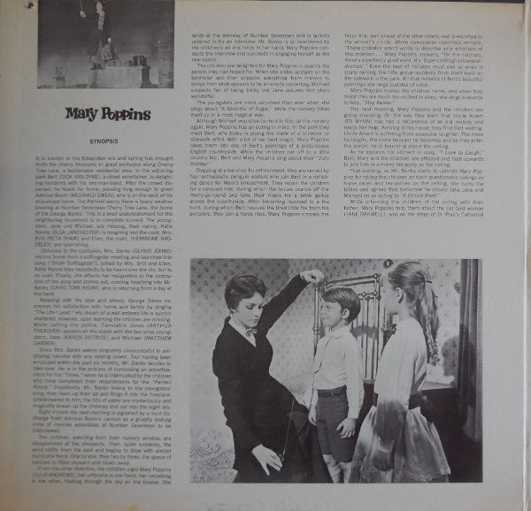 Various : Mary Poppins (LP, Album, Mono, Gat)
