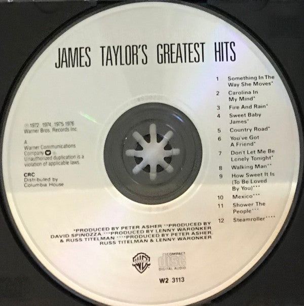 James Taylor (2) : Greatest Hits (CD, Comp, Club, RE)