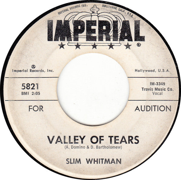 Slim Whitman : Annie Laurie (7", Single, Promo)
