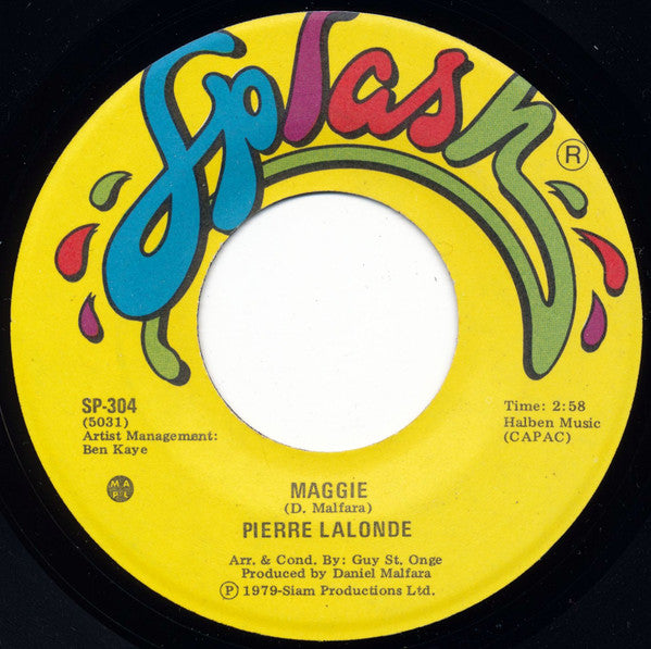 Pierre Lalonde : Swing City / Maggie (7", Single)
