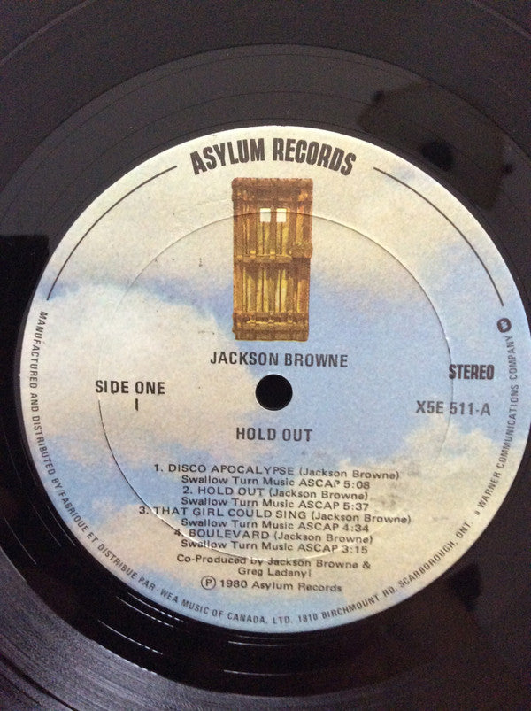 Jackson Browne : Hold Out (LP, Album, Imp)
