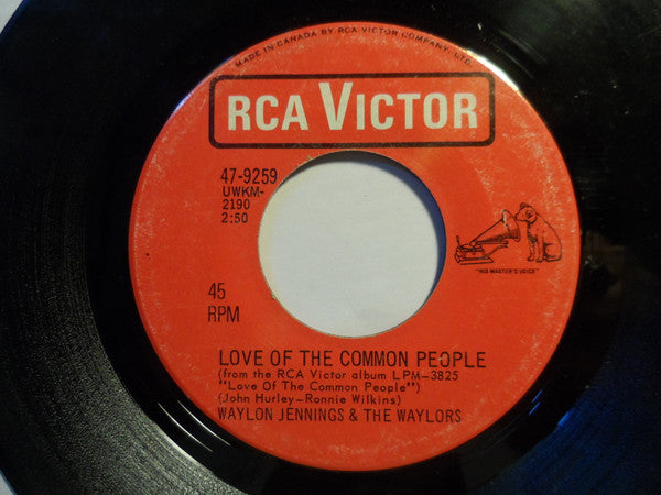 Waylon Jennings : The Chokin' Kind (7", Single)