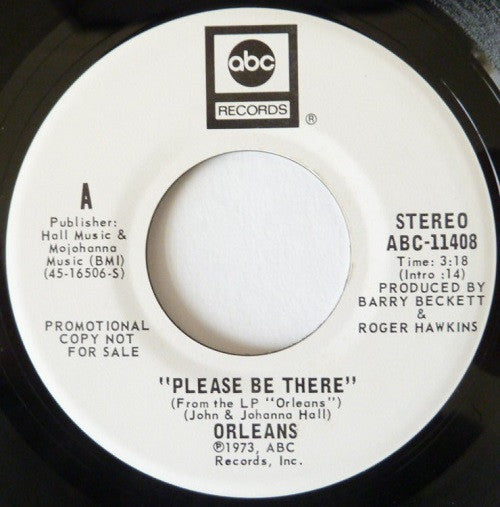 Orleans : Please Be There (7", Mono, Promo)
