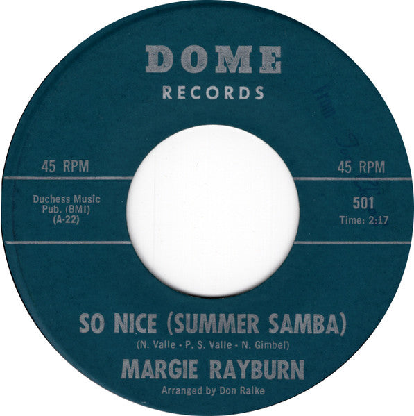 Margie Rayburn : Wish Me A Rainbow (7")