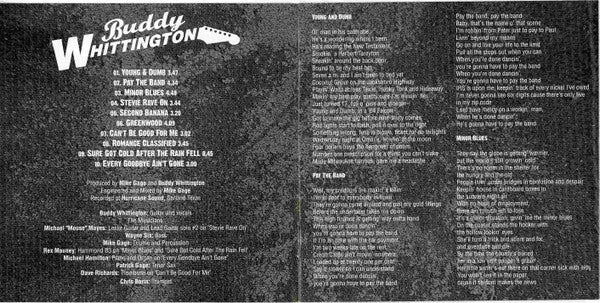 Buddy Whittington : Buddy Whittington (CD, Album)