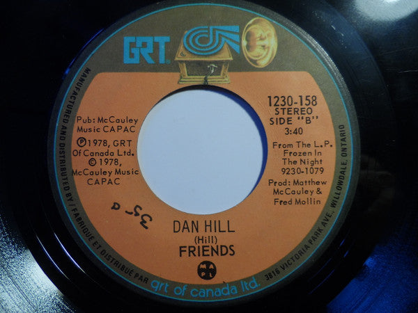 Dan Hill : Dark Side of Atlanta (7", Single)
