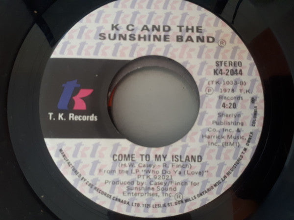 KC & The Sunshine Band : Do You Wanna Go Party / Come To My Island (7")