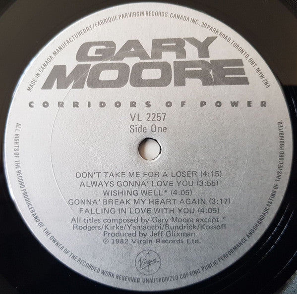 Gary Moore : Corridors Of Power (LP, Album)