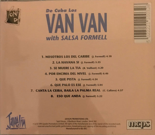 Los Van Van With Salsa Formell* : De Cuba Los Van Van (CD, Album)