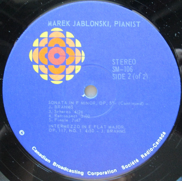Marek Jabłoński : Marek Jablonski - Piano (LP, Album)