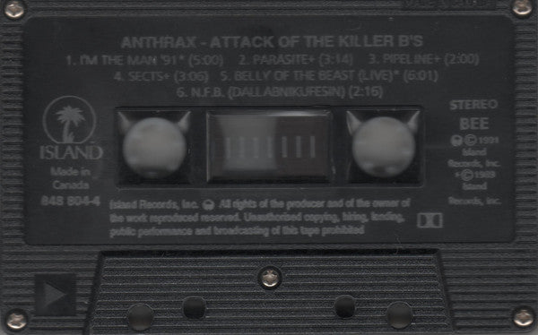 Anthrax : Attack Of The Killer B's (Cass, Comp)