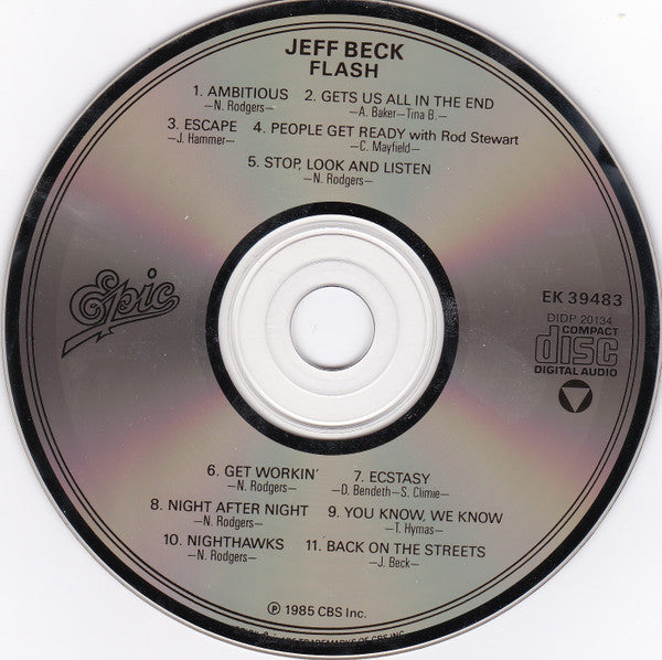 Jeff Beck : Flash (CD, Album)