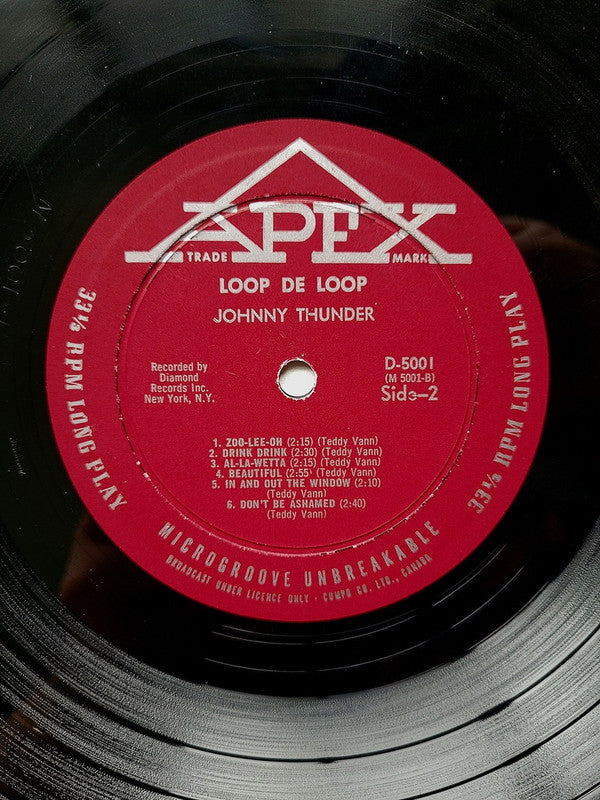 Johnny Thunder : Loop De Loop (LP, Album, Mono)