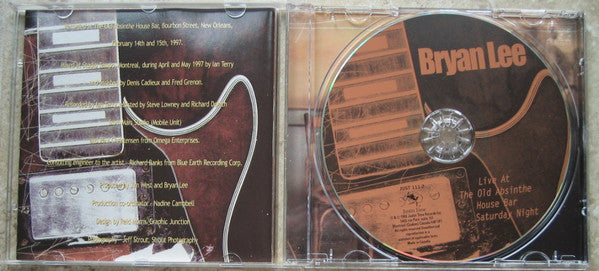 Bryan Lee : Live At The Old Absinthe House Bar ... Saturday Night (CD, Album)