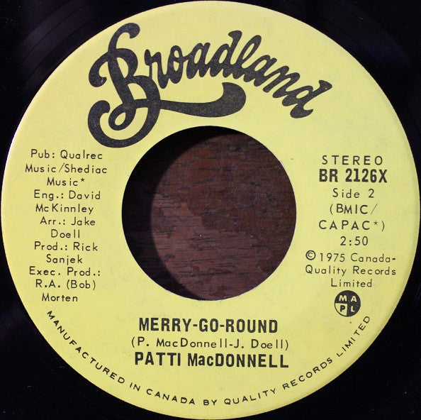 Patti MacDonnell : Yellow House Of Love (7")