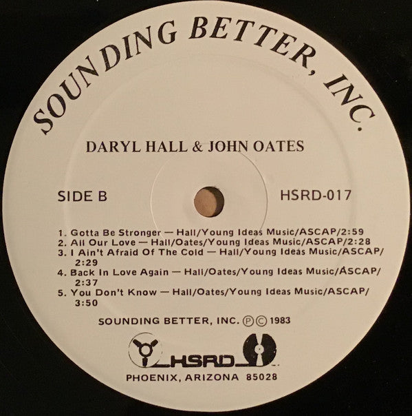 Daryl Hall & John Oates : All Our Love (LP, Comp)