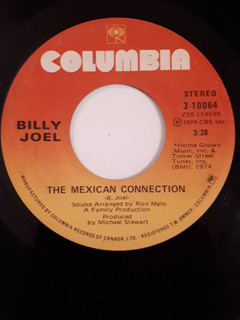 Billy Joel : The Entertainer (7", Single)