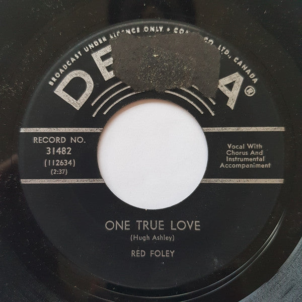 Red Foley : Lights Across The Bay / One True Love (7", Single)