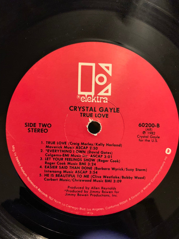 Crystal Gayle : True Love (LP, Album, AR )