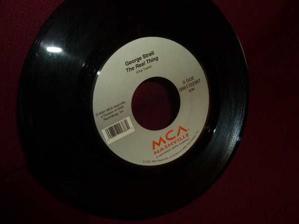 George Strait : Living And Living Well (7", Single)
